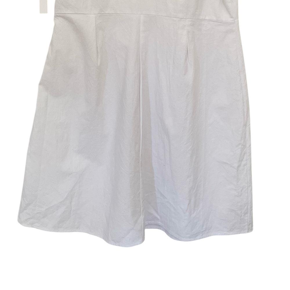 Lisa Says Gah White Alexa Shirtdress Mini Dress in Flower Bouquet NWT Large - Picture 8 of 11